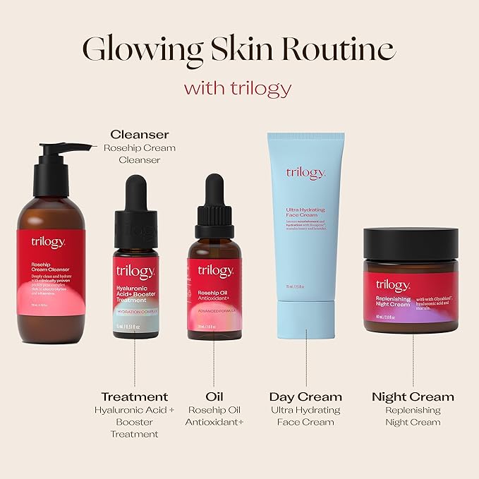 Trilogy Hyaluronic Acid+ Booster Treatment, Intense Hydration, 0.51 fl oz