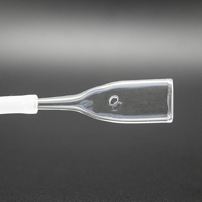 Elitzia Four Types Of Blackhead Absorbing Glass Tube Types Multiple Use Beauty Machine Accessories 10/set Of The Same Type ETD215SA (Flat Shape)