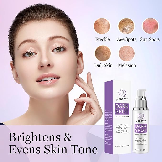 Dark Spot Remover for Face Body, Dark Spot Corrector Cream for Sun Spots, Age Spots, Brown Spots, Melasma Natural Dark Spot Remover Skin Care with Niacinamide Vitamin C for Women (1.0 Fl Oz)