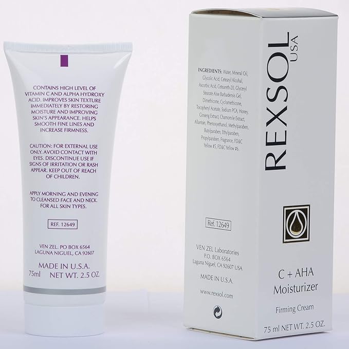 REXSOL C + AHA Moisturizer Firming Cream (75 ml / 2.5 fl oz)