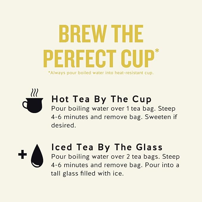 Celestial Seasonings Lemon Zinger Herbal Tea, Caffeine Free, 20 Tea Bags Box