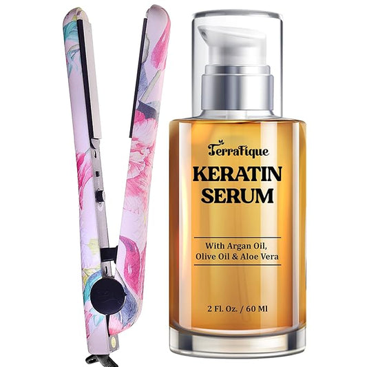 Keratin Hair Serum - Herstyler Fusion Flat Iron Set