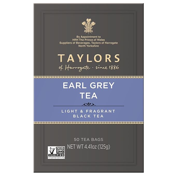 Taylors of Harrogate Earl Grey, 50 Teabags (Pack of 6)