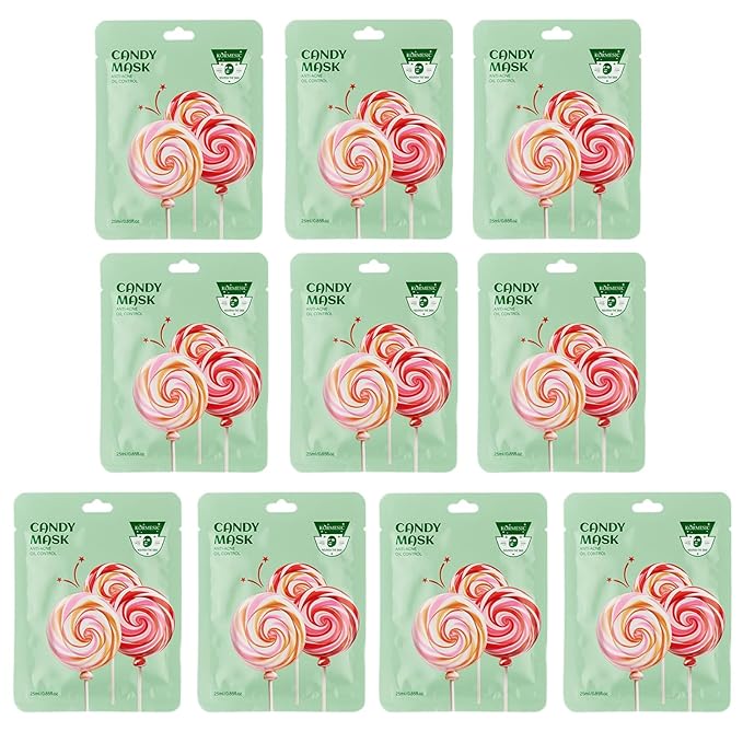 Facial mask Moisturizing face Mask - 10 Sheets, Deep Hydration, Improves Dry Skin, Sheet Mask, skincare for All Skin Types (COLOR-3)