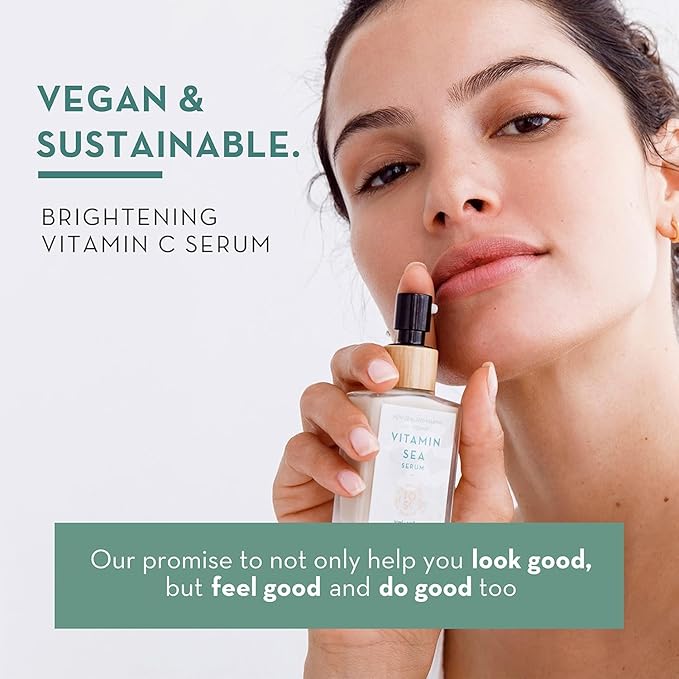 Vitamin C Face Serum for Glowing Skin 2-Pack, Rejuvenating Vitamin C Brightening Serum with Hydrating Organic Face Oils, Anti Aging Vegan Collagen Boosting Antioxidant Serum (30mL x 2)