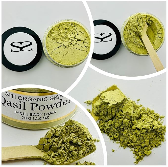 Qasil Powder, Ancient Remedy, Natural Cleanser, Deep cleansing Mask for Hair, Body and Face, Helps with Acne and pimples, Brightens the Skin