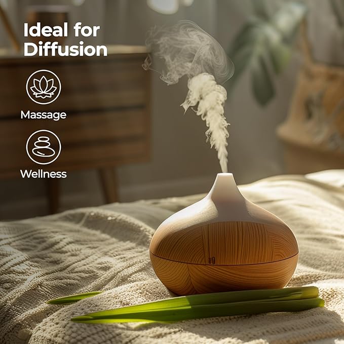 Healing Solutions Lemongrass Essential Oil, 16oz - 100% Pure Large Bottle for Diffuser, Cleaning, Spray & Candle Making