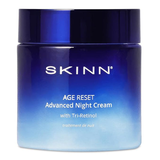 SKINN Advanced Night Cream for Face, 1.7 Fl Oz - Deep Wrinkle Cream for Women & Men for Fine Lines, Uneven Skin Tone & Sagging Skin - Facial Moisturizer Skin Care for Vibrant & Healthy-Looking Skin