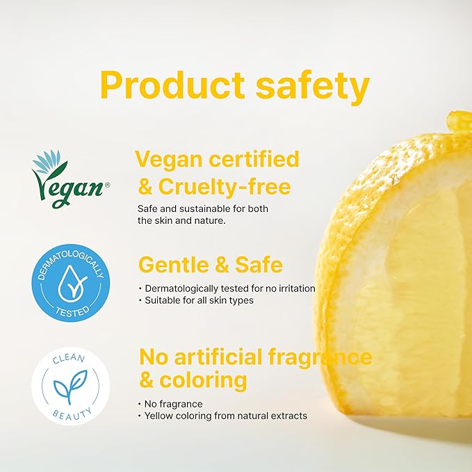 Face Republic Vita Capsule Luminous Serum 45ml 1.52 fl oz | Revitalizing, Radiant Glow for Dull, Dry Skin | Vitamins, Lemon Extract, Niacinamide 5%, Jojoba Seed Oil | Vegan Korean Skin Care