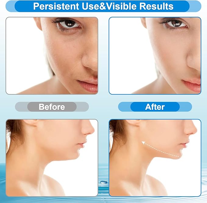 Face and Neck Massager,Multifunctional Facial Skin Care Tools,3 in 1 Facial Massager, and Vibration Technologies for Skin Care,Improve,Firm,Tightening and Smooth (Black)