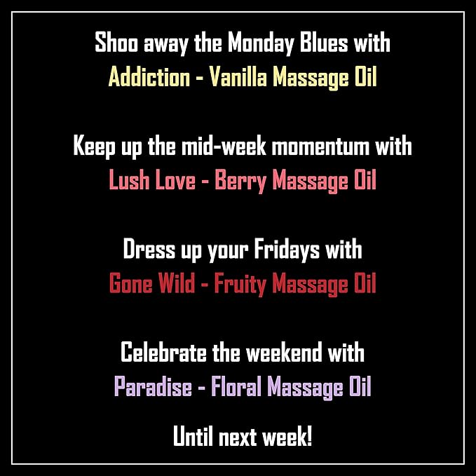 Organic-Edible Sensual Massage Oil - No Stain & Non-Sticky, Fractionated Coconut Oil | 1 Fl Oz Each-4 Fl Oz/4pc