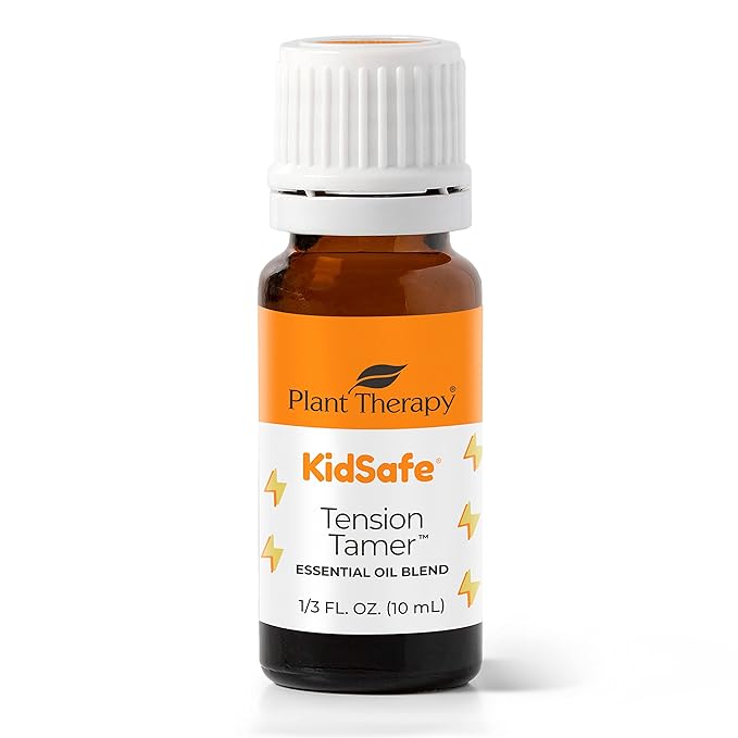 Plant Therapy KidSafe Tension Tamer Essential Oil Blend 10 mL (1/3 oz) 100% Pure, Undiluted, Therapeutic Grade