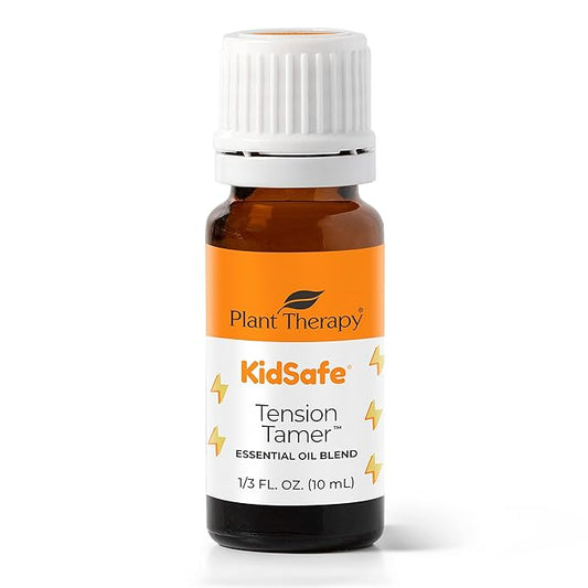 Plant Therapy KidSafe Tension Tamer Essential Oil Blend 10 mL (1/3 oz) 100% Pure, Undiluted, Therapeutic Grade