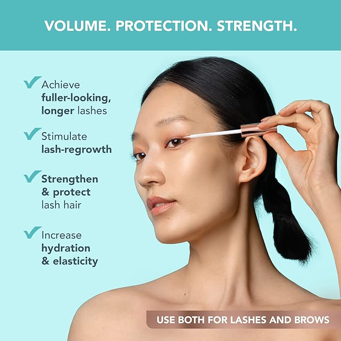 FOREO IRIS Eyelash Serum - Volume, Protection, Strength - Longer Lashes and Eyebrows - Concentrated Lash Serum for Eyebrow and Eyelash Growth- Phytokeratin, Arginine & HA - Fragrance Free - 0.15 fl.oz