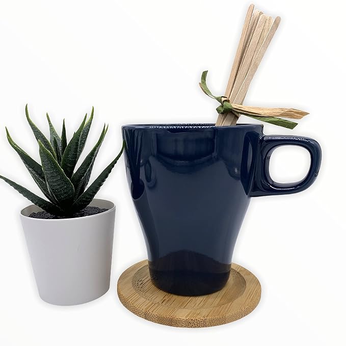 Rock the Top Restful Moments Herbal Tea Gift Box - Tea Set with Tea Infuser, Loose Leaf Tea, Tea Steeper, Tea Cup, Tea Bag Holder, Coaster & more- Gift Sets for Tea Lovers, Nurse Gifts, Birthdays & Teacher Appreciation.