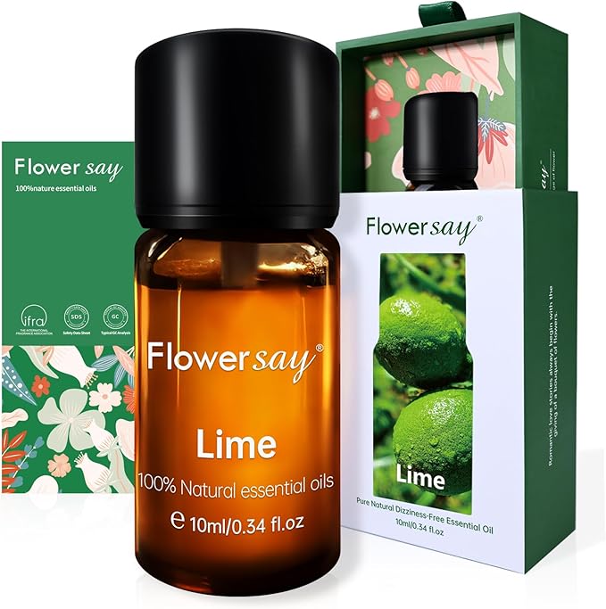 Lime Essential Oil 0.34Oz -100% Pure Natural MAX Undiluted Premium Therapeutic Grade Essential Oil