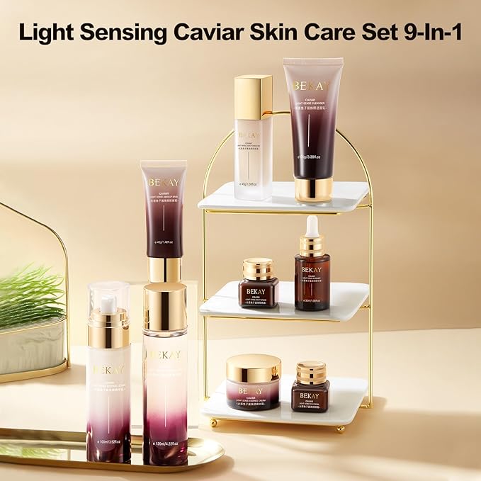 Hyaluronic Acid Skin Care Set For Women 9-In-1 Skincare kit Moisturizing Rejuvating Skin Care Kit for women