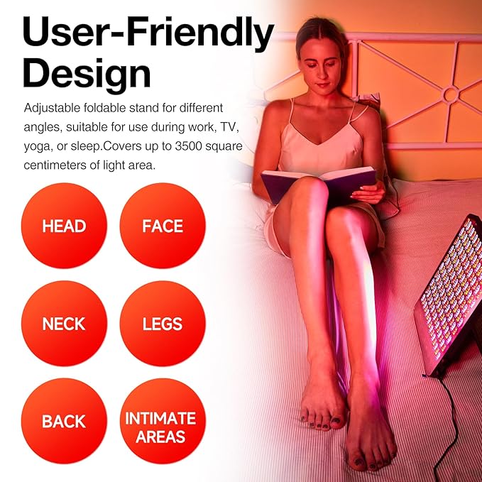 Red Light Skin Care Tools, Face Massager Tool for Face, Neck, Body, and Hands,Enhances Skin Health, Smooths and Perfect Facial Beauty Tools -12 Modes (PRO)