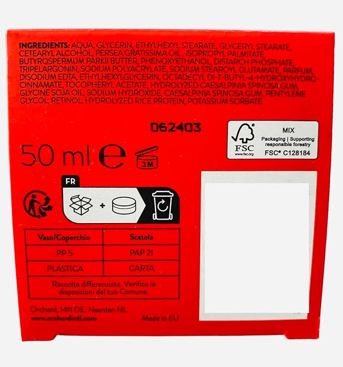 Retinol Cream for Face, Face Moisturizer with Retinol, Day and Night Cream, Wrinkle Repair, Anti-Aging Moisturizing Cream for Women and Men, for All Skin Types, 50 ml / 1.69 Oz