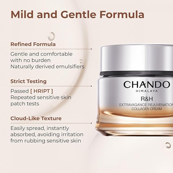 Extravagance Rejuvenation Collagen Cream (55g/1.94oz) - Collagen Anti Aging Face Cream Moisturizer for Boosts Skin Renewal and Collagen Replenishment