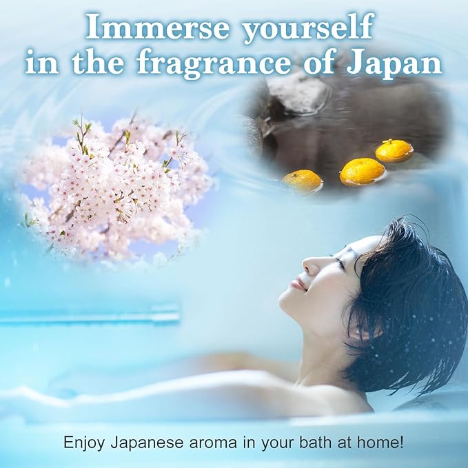 Japanese Hot Spring Bath Salt Onsen Thick Creamy Texture, Powder 600g (15 Baths) (Onso Amber)