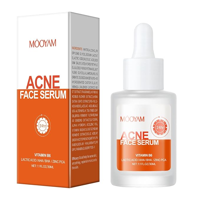 Salicylic Acid Serum for Face, Skin Clearing Serum for Oily, Blemish, Prone Skin, Hydrating Face sérum with Hyaluronic Acid, Vitamin C, Minimize Pores, Clear Acne Marks 30ml
