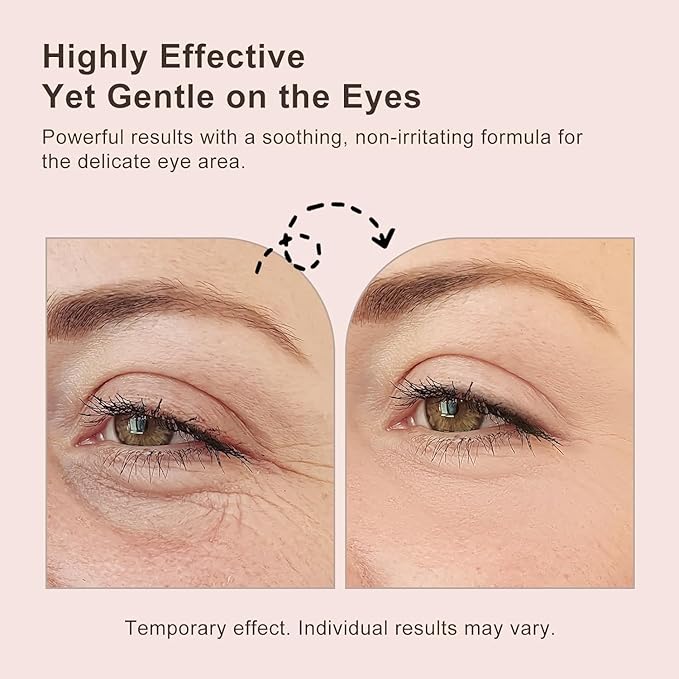 Temporary Instant Eye Tightener Cream –60 ML Eye Firming Cream, Eyes Bags, Puffiness and Fine Lines for Anti-Aging and Firming, Provides Rapid Hydration and Locks in Moisture 2 fl. oz-1Pack