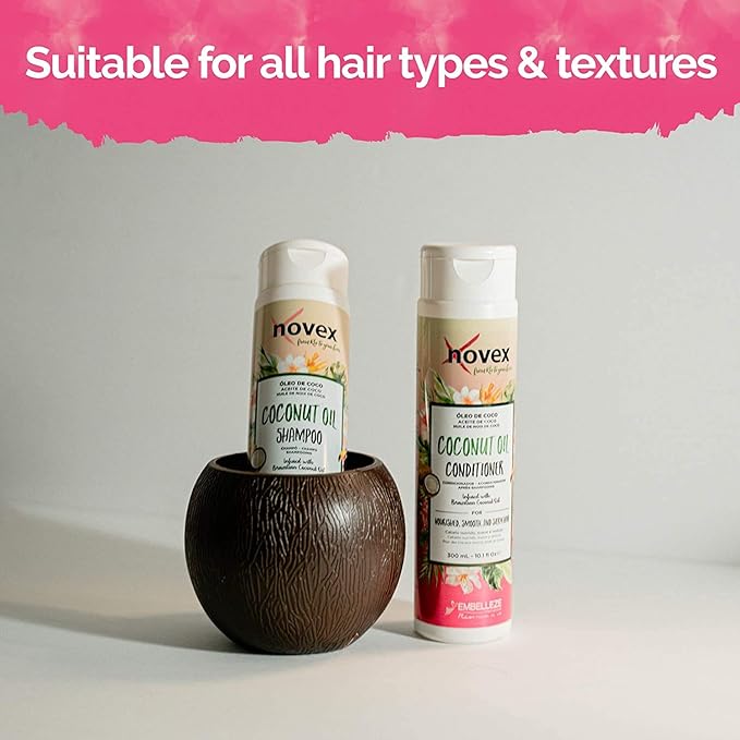 Novex Coconut Oil Deep Conditioning Mask, 35 oz - Infused with Pure 100% Organic Coconut Oil