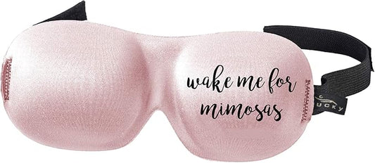 Bucky Ultralight Collection, Contoured Travel and Sleep Eye Mask, Mimosas, One Size