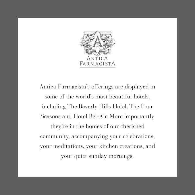 Antica Farmacista Body Moisturizer - Moisturizing Scented Lotion - Premium Body Moisturizer - Luxury Gift for Women & Men - Hand & Skin Hydration - Liquid Velvet, 10 Fl Oz