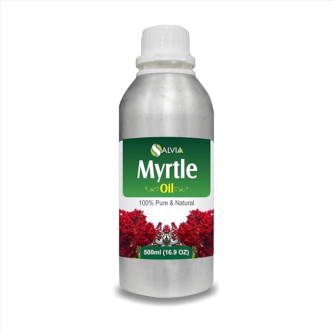 Salvia Myrtle Oil 100% Natural Pure UNDILUTED Uncut Essential Oil (500 ml (16.9 Fl oz))