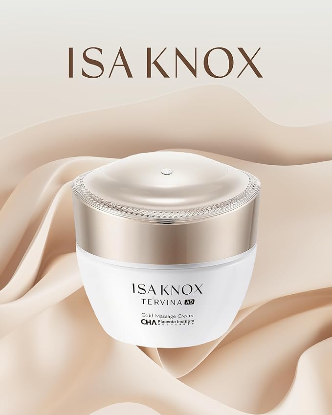 ISA KNOX Tervina Cold Massage Cream (6.76 fl oz) - Korean Skincare Luxurious Exfoliating and Hydrating Wash-Off Cream. with Transforming Gommage Texture and rHPP-8™ Core Ingredient.