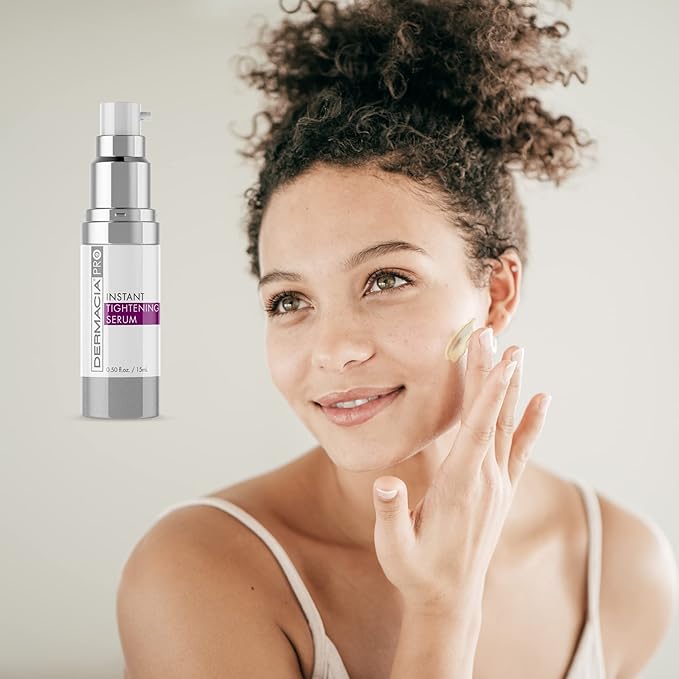 PRO Instant Tightening Serum, Allergen Free, Paraben Free, Cruelty Free, Anti-Aging, Smoothing, Fragrance Free, Made in USA