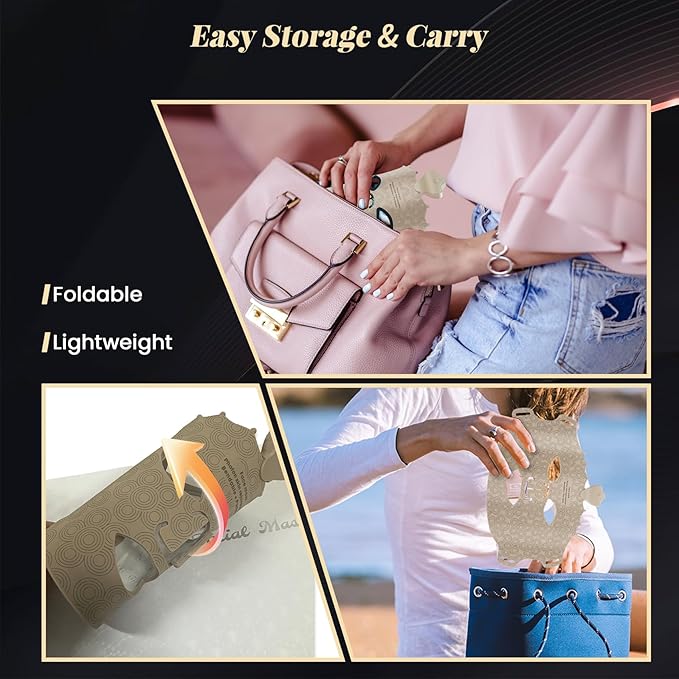 Red Light Therapy Mask for Face, Wireless 7 Colors Led Face Mask Light Therapy, Portable Face Light Therapy, Red Light Therapy Mask Skin Care, for Wrinkle Reduction Anti Aging, Improve Skin