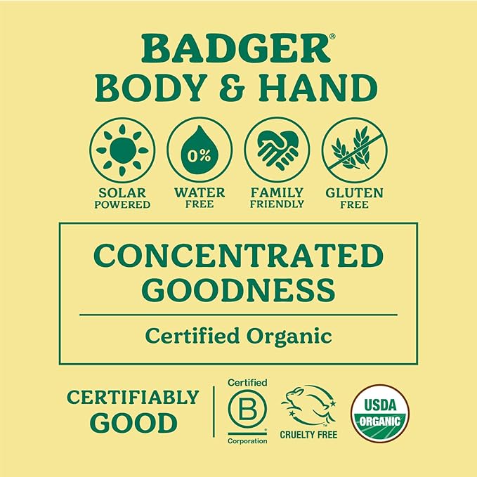 Badger Foot Balm, 100% Organic Foot Cream for Dry Cracked Heels and Feet, Fast Acting Foot Care for Women & Men, All-Natural Cracked Heel Treatment, .75 oz Tin, 2-Pack