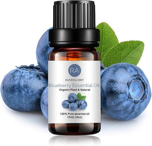 Blueberry Essential Oil 100% Pure Oganic Plant Natrual Flower Essential Oil for Diffuser Message Skin Care - 10ML