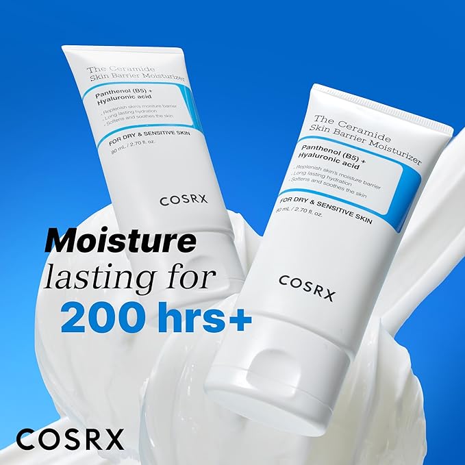 COSRX Ceramide Skin Barrier Moisturizer for Face with 7 Ceramides, Hyaluronic Acid & Panthenol for All Skin Types, 2.7 fl.oz, Korean Skin Care