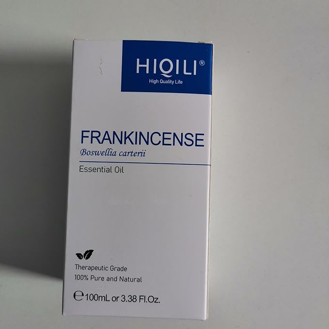 HIQILI 100ML Frankincense Essential Oil, for Massage, 100% Pure and Natural 3.38 Fl Oz