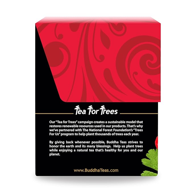 Organic Hawthorn Berry Tea - Kosher, Caffeine-Free, GMO-Free - 18 Bleach-Free Tea Bags