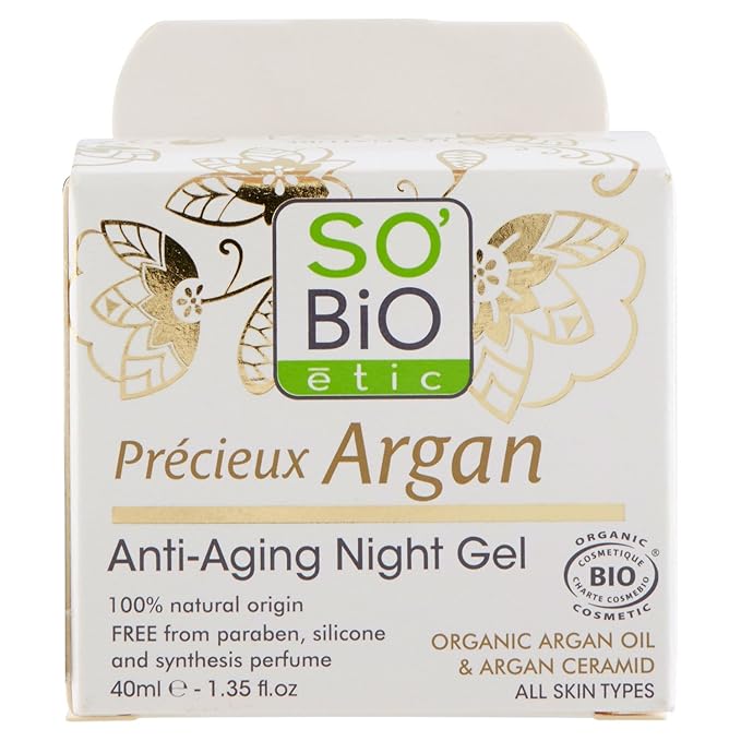 SO’BiO etic Argan Anti-Age Night Gel SoBio 40ml