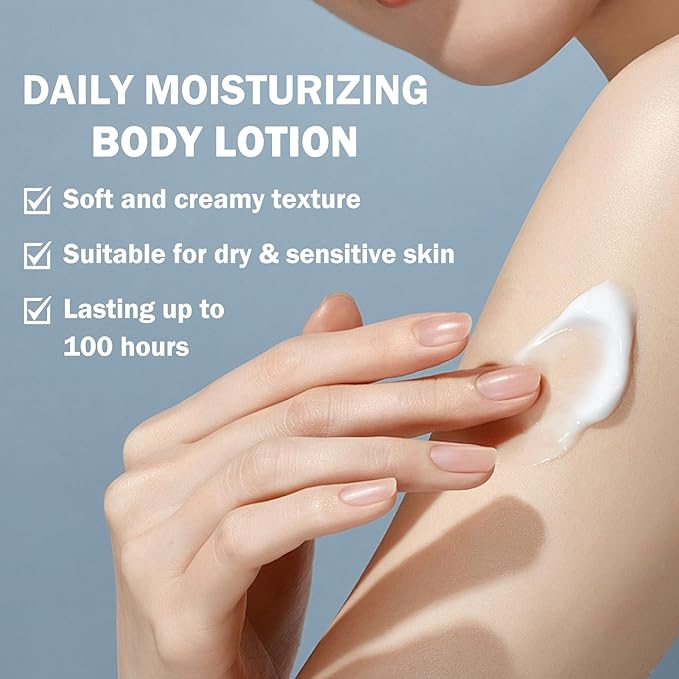 Goat Milk Body Lotion,Hydrating Body Lotion for Dry Skin,Body Care Moisturizer,Moisturizing Body Cream for Women and Men,All Skin Type,Nourishing Cream, 17.5 fl oz