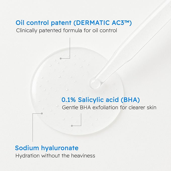 Blissberry 0.1% Salicylic Acid Acne Serum - Hydrating Serum Soothing Moisturizer, Salicylic Acid for Blackheads & Whiteheads Pores, Reduce Excess Oil & Bumpy Texture, 0.5 Fl Oz