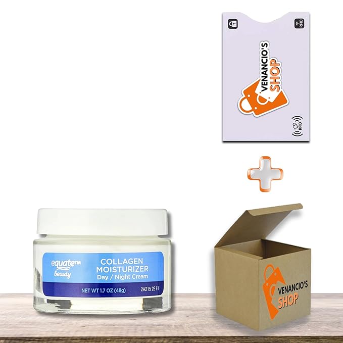 Equate Beauty Collagen Moisturizer Day/Night Cream, Reduce Wrinkles, Face Cream 1.7 oz (Pack of 1)