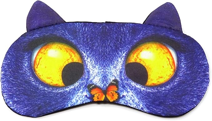 Honbay 3D Funny Eyeshade Sleep Eye Mask with Adjustable Head Strap for Travel, Game, Party, Rest, Sleeping, etc
