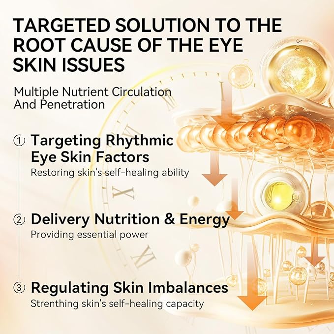 LANBENA Vitamin C Under Eye Patches for Dark Circles and Puffy Eyes, Cooling Eye Masks for Eye Bags, Fine Lines & Wrinkles Reduce, Anti-Aging, with Niacinamide Hydra-Gel Collagen-30 Pairs