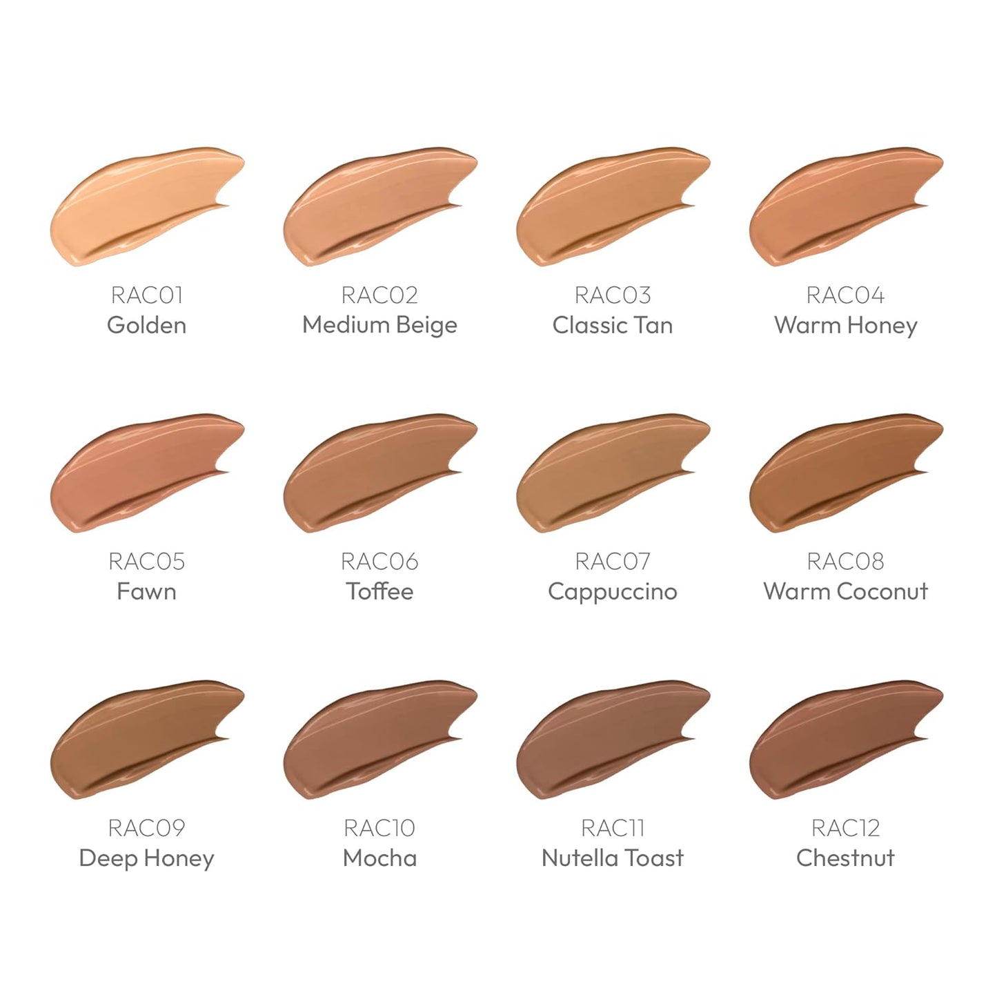 Ruby Kisses All Day Concealer Lightweight Full Coverage Multi-Use Concealer 0.13 Fl Oz (4-2 Nutella Toast (11))