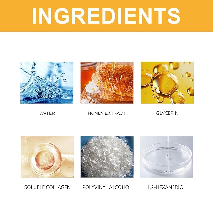 Glowtulip Honey Tearing Mask, Blackhead Control Honey Peel Mask for Face,Face Deep Cleasing & Moisturizing Mask,For All Skin (1PC)