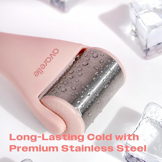 AVARELLE Ice Roller for Face | Women Eye Roller & Face Massager for Puffy Eyes | Face Ice Roller & Cold Skin Care Tools for Puffy Eyes & Dark Circles | Lymphatic Drainage Massager Face by Spot Tech