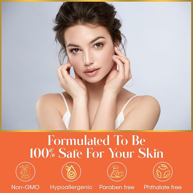 Collagen & Vitamin C Face Serum - Reduces Fine Lines, Promotes Smoother Skin - Dermatologist Tested, Clean Beauty, Korean Skin Care - 1.69 FL.OZ. (2 Pack)