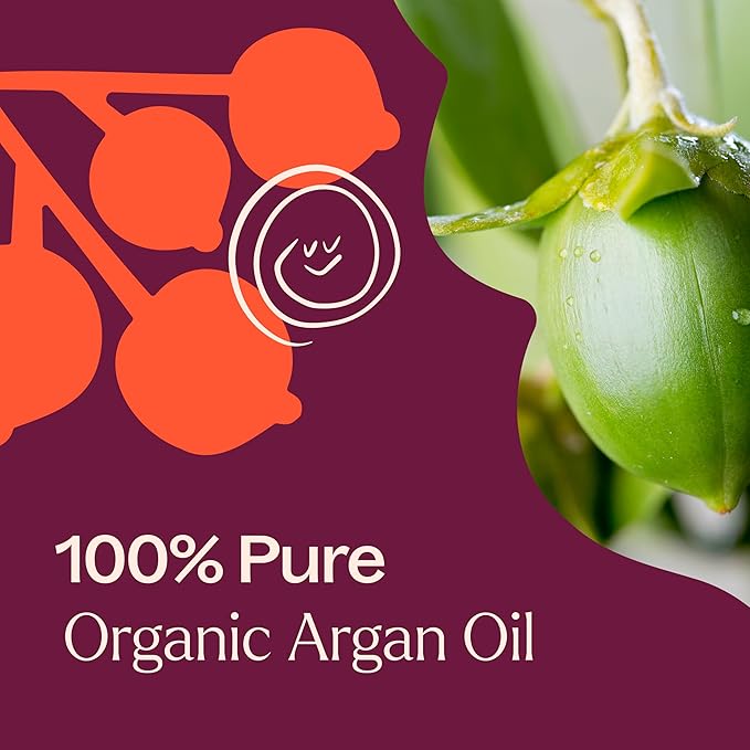 Plant Therapy Organic Argan Oil, USDA Certified, First-Press, Virgin, for Face, Hair, Skin, Nails and Cuticles 16 oz